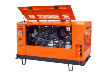 Передвижной дизельный компрессор ЗИФ ПВ-8/1,2 на шасси